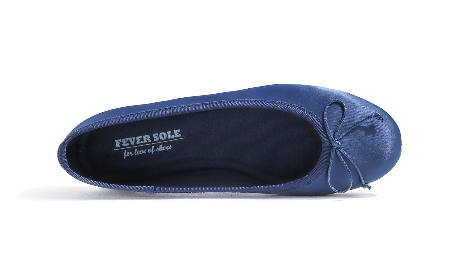 Feversole Ballerina Raso di Seta Cuscino in Memory Foam per amaretti da Ballerine Donna