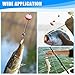 JOGFFDE Fishing Bobbers Floats Bulk Hard ABS Floats Bobber Snap on Push Button Red/White Round Buoy Float Bobbers for Fishing Tackle Accessories Party Decoration