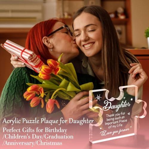 Image of Heart shaped plaque gift (Daughter)