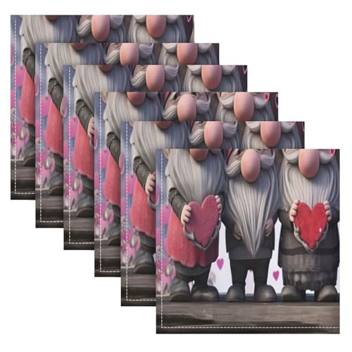 Servilletas de tela Qilmy 20 x 20 pulgadas pack 4 miniatura 6