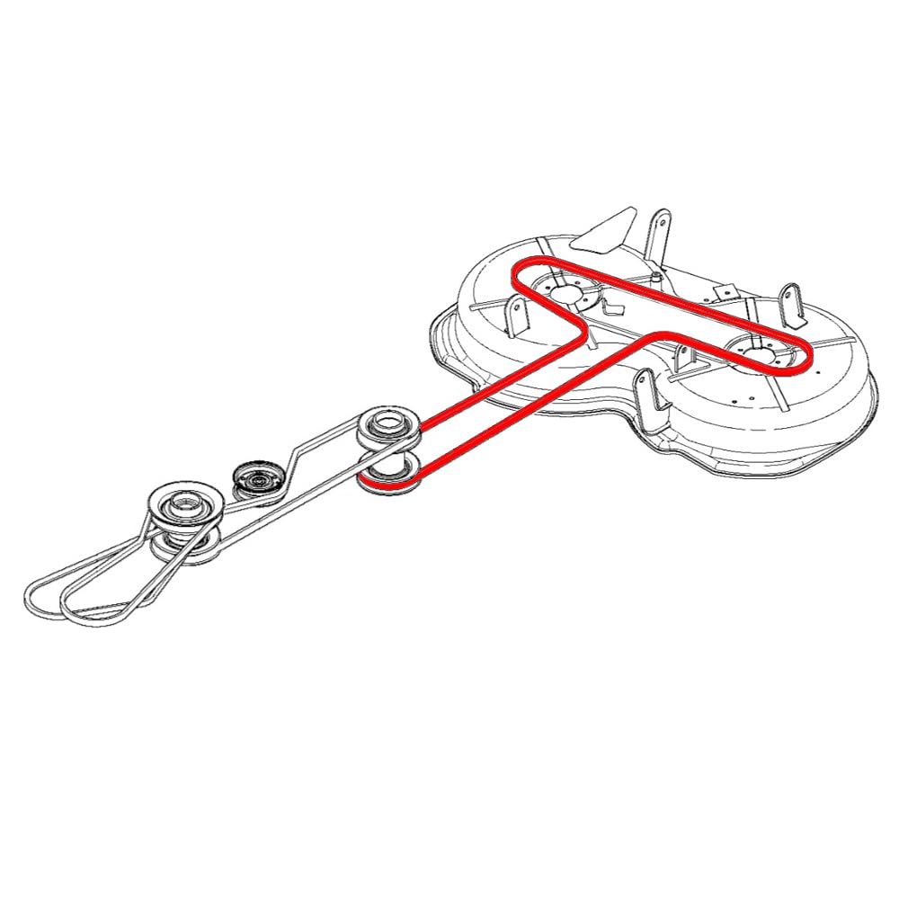 Keilriemen 589531401 Messerantrieb passend für Husqvarna Rider 111 B, 111 B5, 112 C, 112 C5