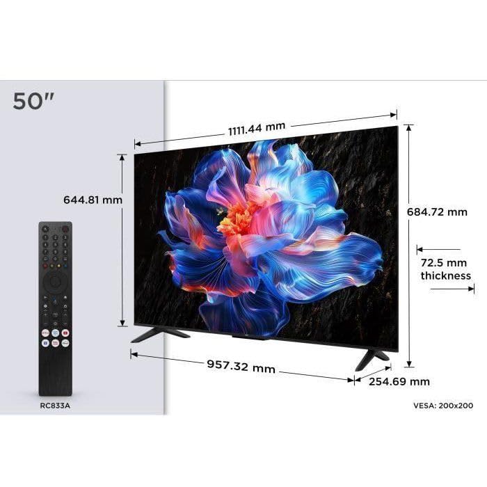 TCL TV LED 4K 126 cm