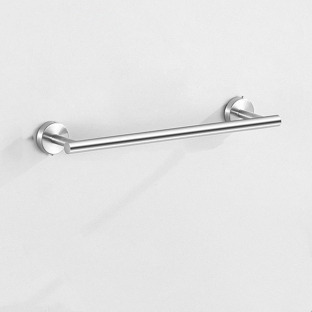 VVW&LIU 304 Stainless Steel Heavy Duty Towel Rack,Bath Towel Rod,Towel Ring,Toilet Paper Holder,Adhesive Hook,Bathrobe Hook, Wall Mou