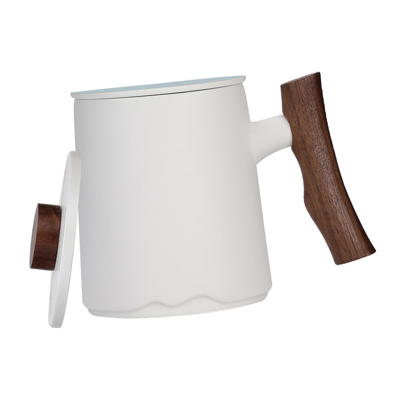 Alipis 3pièces Tasse à Thé Céramique Avec Filtre Et Couvercle Mug Design Élégant Pour Infusion De Thé Pour Maison Bureau Et