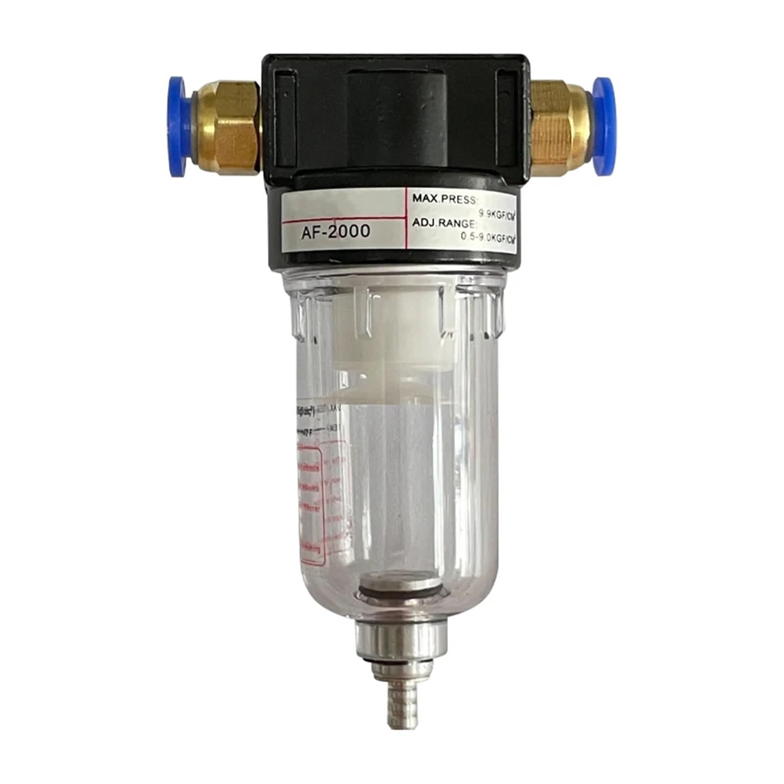 AF2000 separator wilgoci do sprężarki uniwersalny filtr powietrza wody oleju Catch Auto 1/10.2 cm filtr sprężonego powietrza (z armaturą UE)