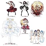 デート・ア・ライブ アクリルスタンド コレクション 時崎狂三・鳶一折紙・本条二亜・鏡野七罪・夜刀神十香 キュートフィギュア 誕生日プレゼント向け (5)