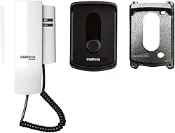 Porteiro Residencial IPR 8010 Intelbras + Protetor Antivandalismo Metal Para Interfone Bulher