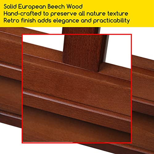 Image of MEEDEN Studio Wood H-Frame Easel: Art Easel with Storage for Artist