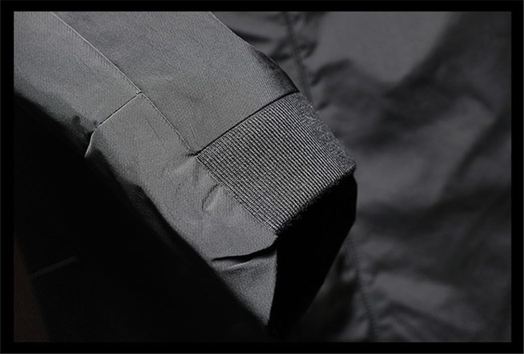 Dvbfufv Men's Spring Trench Coats Casual Coat Men Hooded Outerwear