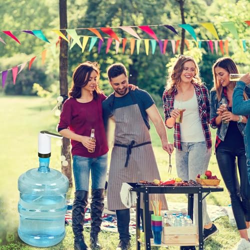 Image of Water Dispenser Pump for 20 Litre Bottle Automatic Wireless Water Can Dispenser with High Efficiency & Low Noise One Touch Control for Home & Office - Black