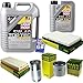 Produktbild QR-PARTS 69348454 Filter Set Inspektionspaket 6 Liter Liqui Moly Motoröl Top Tec 4100 5W-40 MANN-FILTER Innenraumfilter Kraftstofffilter Luftfilter Ölfilter