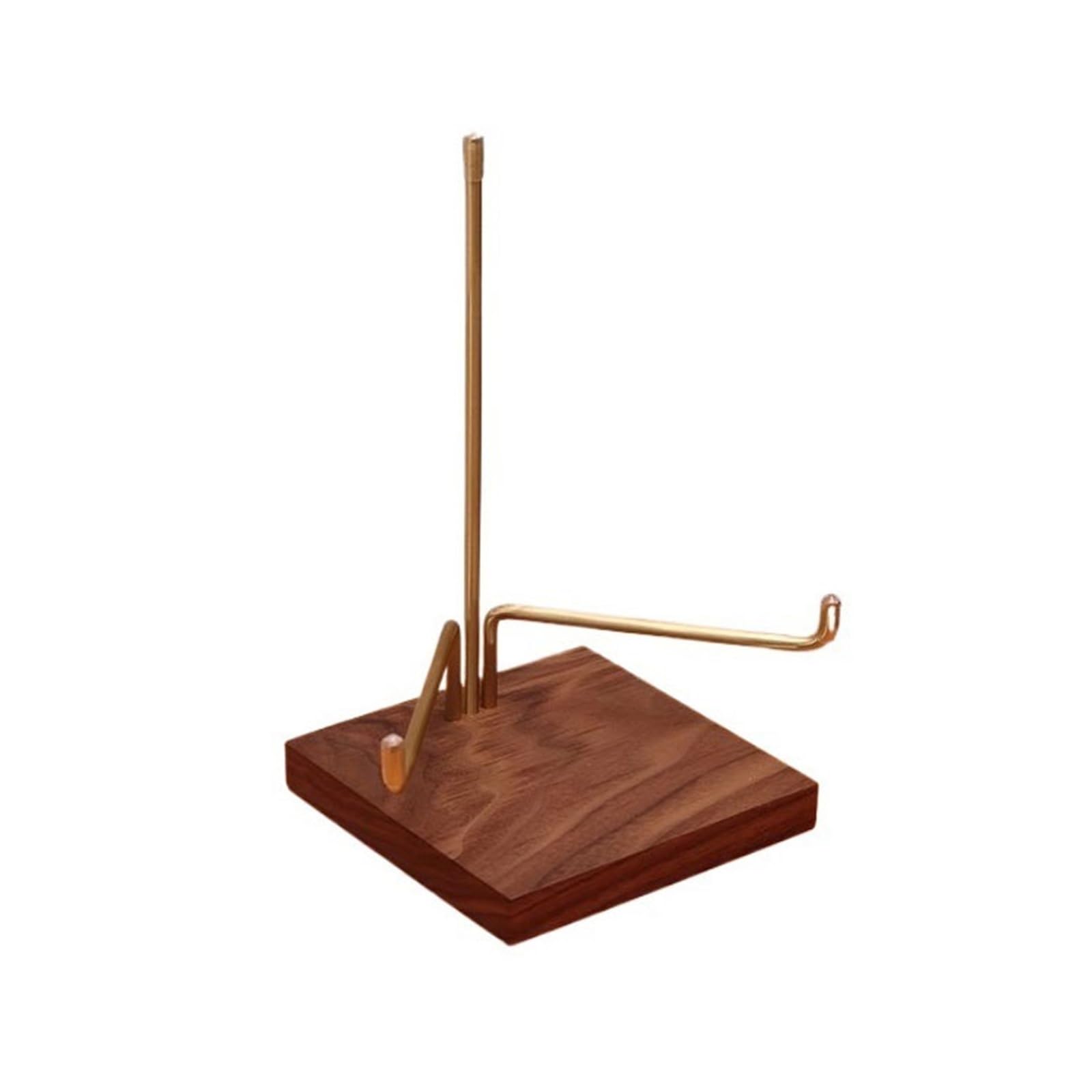 V2t9R4m7 Album Holder Desktop Wooden Vinyl Record Display Rack with Adjustable Brass Bracket Disc Storage Rack