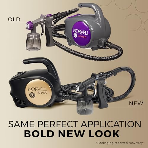 Norvell 202155 Sunless Kit - M1000 Mobile Hvlp Spray Tan Airbrush Machine + 8 Oz Tanning Solutions In 'Tuscan Plus' thumb #1