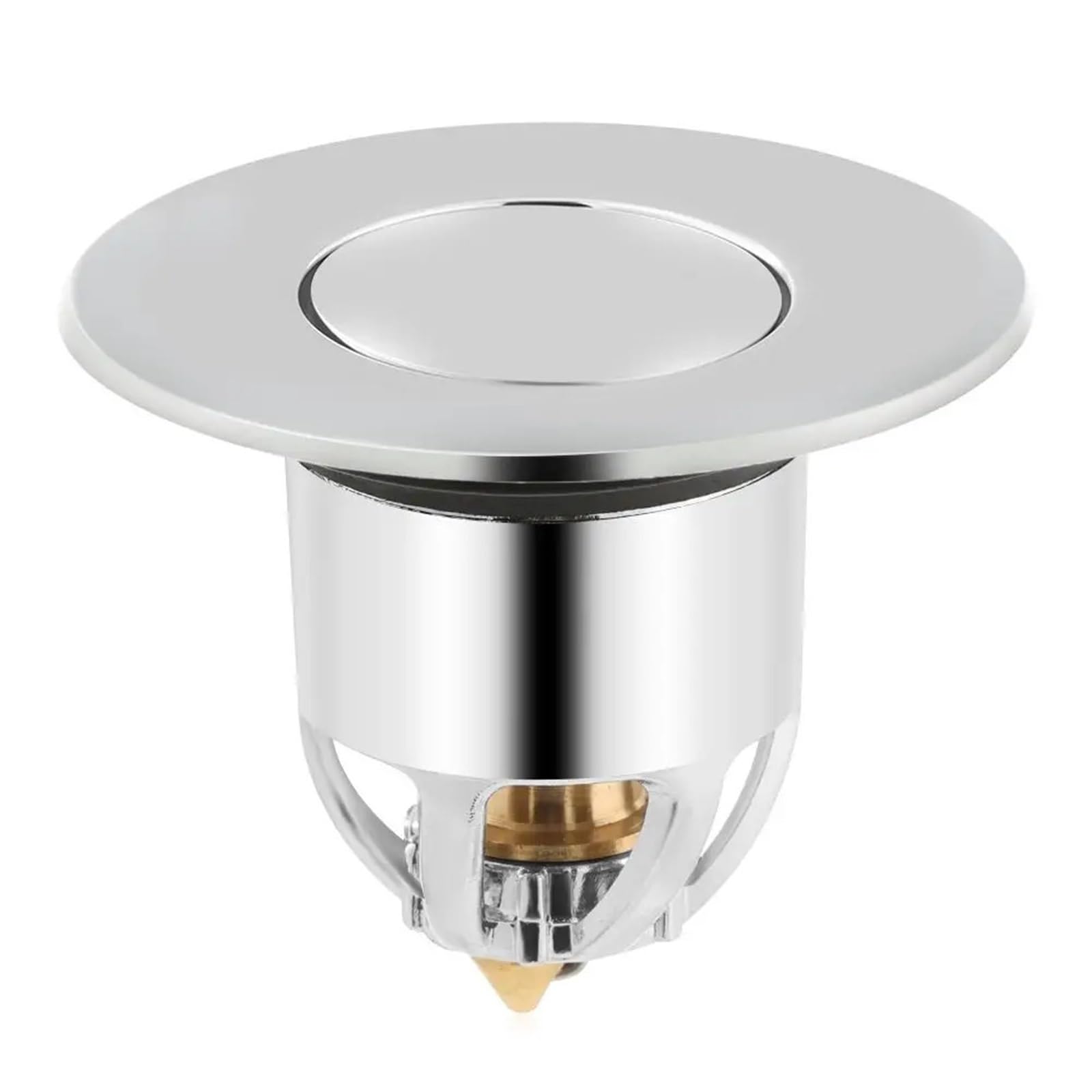 Universal Basin Pop-up Drain Filter Stainless Steel Washbasin Bounce Core Bath Stopper Sink Strainer Plug Hair Catcher Tool For Bathtub