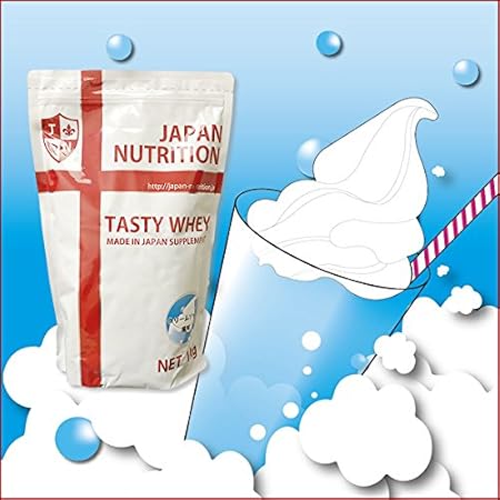 Amazon ホエイ1kg クリームソーダ味のプロテイン 国内製造 ホエイプロテイン テイスティホエイ Japan Nutrition ホエイプロテイン