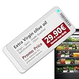 Einzelhandel Anzeigesystem - Wasserdichte Drahtlose Beschilderung | Editierbarer E-Paper-Bildschirm - Für Geschäfte Büros Restaurants Außenbereich Bibliotheken Garagen Kühlschränke Urlaub