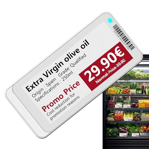 Digitale Geschäftsbeschilderung – Elektronisches Preisschild, Drahtlose Smart-Control-Beschilderung, Bibliothek, Garage, Kühlschrank, Feiertagskleidung, Fernaktualisierungsanzeige, Effizienzmanagement