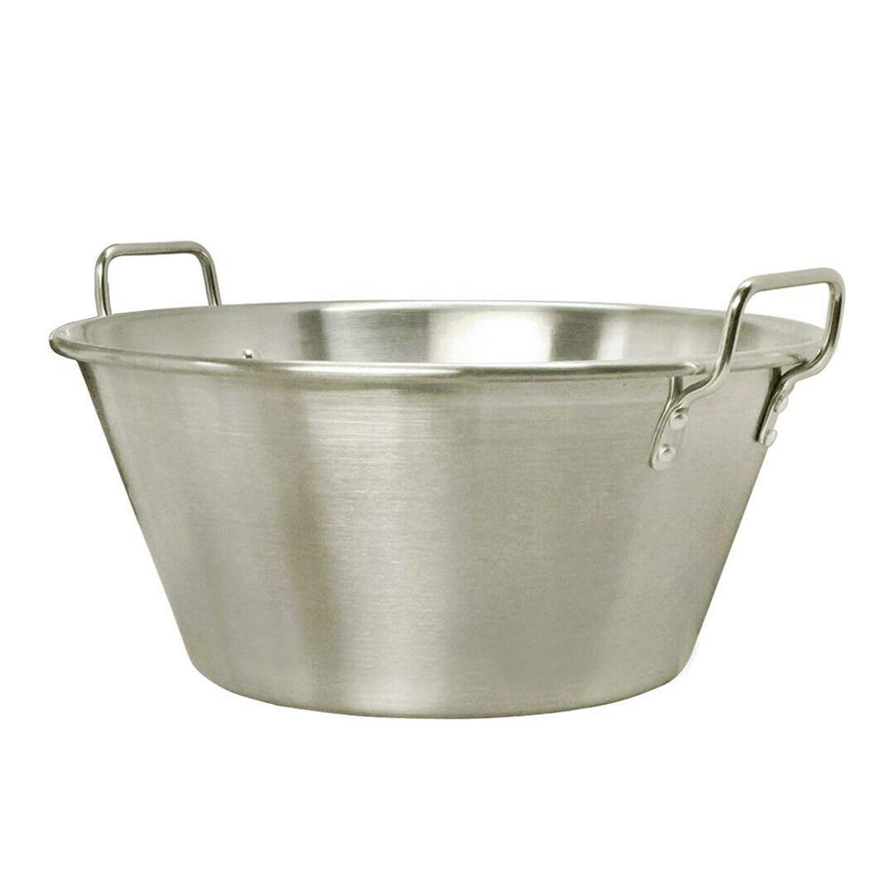 Thaweesuk Shop Extra Large 32 Inch Carnitas Cazo Stainless Steel Caso Pot Pan Wok Gas Stove 32