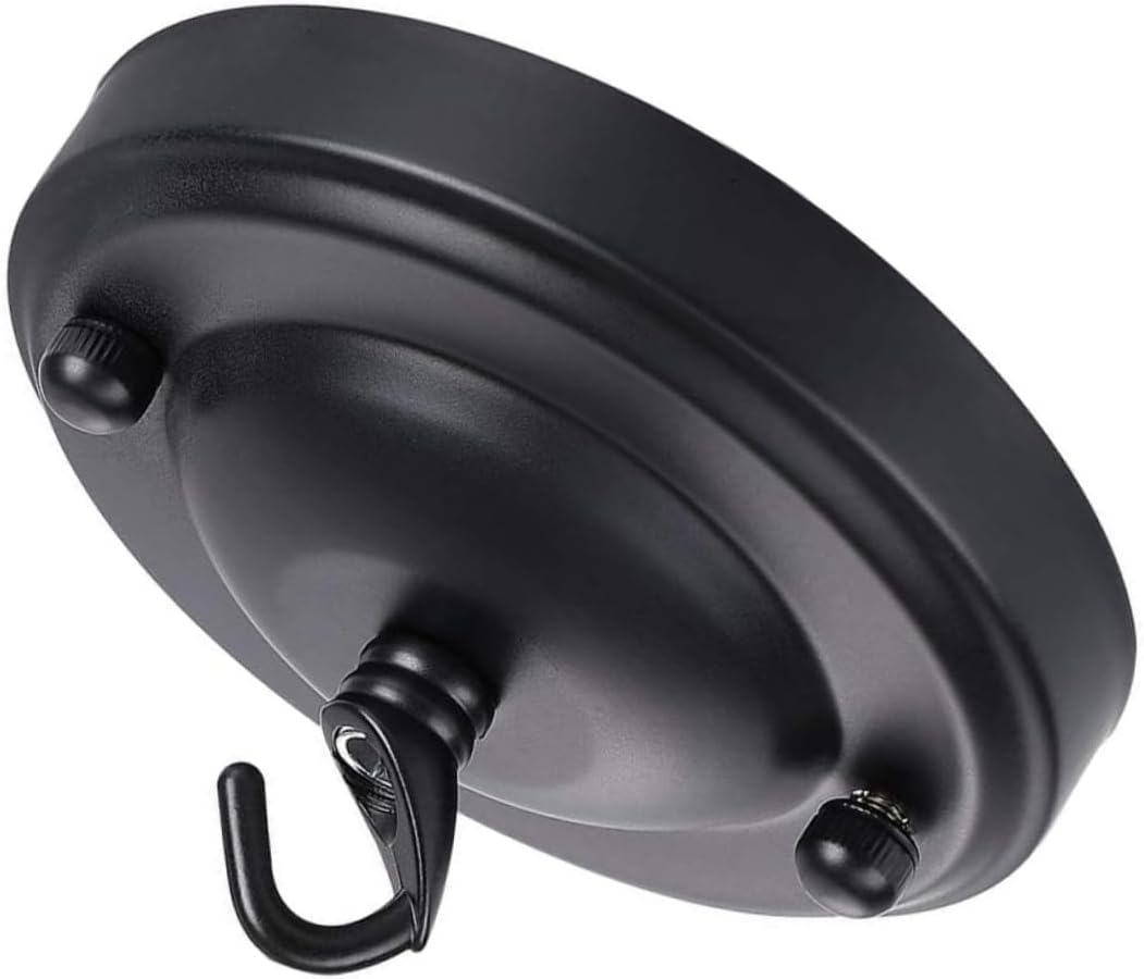 LIFKOME 4pcs Ceiling Plate Porch Swing Hanging Kit Pendant Lamp Hook Retro Ceiling Hanger