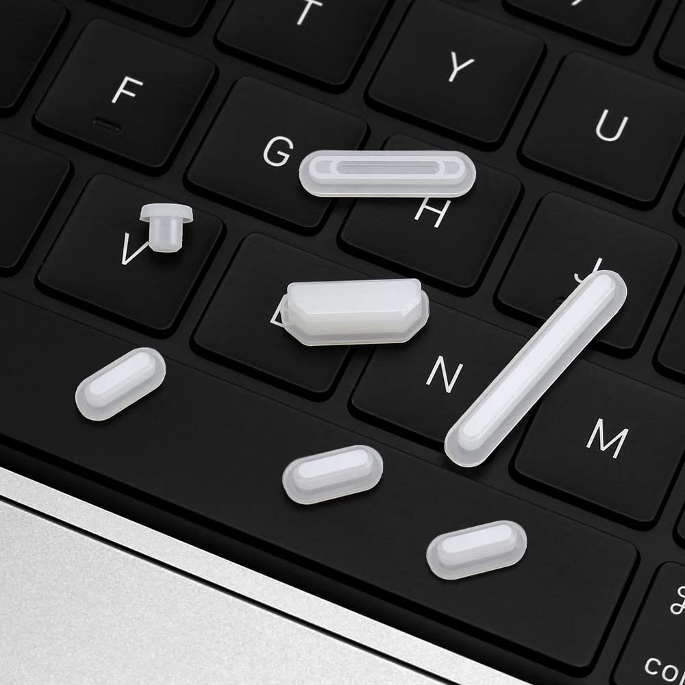 ProElife 7 Pcs Anti Dust Dirt Plug Cups Set for 2025-2021 MacBook Pro 14/16 inch M5 M4 M3 M2 M1 Pro/Max (A3434/A3112/A3185/A3401) Accessory Silicone