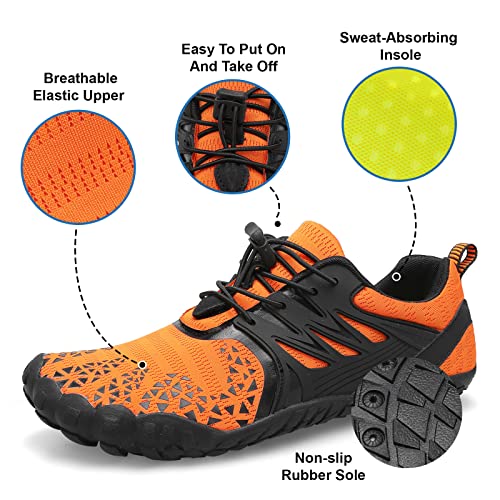 Image of XIHALOOK Athletic Hiking Water Shoes Womens Mens Quick Dry Barefoot for Beach Walking Kayaking Surfing Training