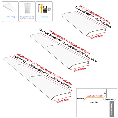 Cubierta transparente para puerta delantera con panel rígido y moderno 6
