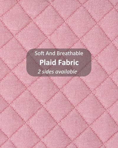 Image of Baby Car Seat Strap Pads, Shoulder Pads for Baby, 2 Pack (Plaid, Pink) | Baby Car Seat Belt Pads Reversible, Soft Shoulder Pads for Baby