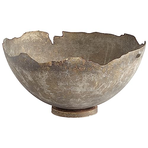 Cyan Design 07958 Pompeii Bowl, Small, Gray