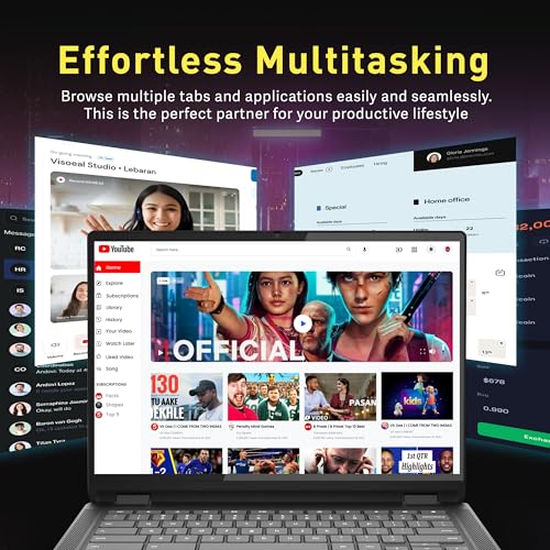 Image of Lenovo IdeaPad Flex 5i Plus Chromebook, 14 inch WUXGA 2-in-1 Touchscreen Laptop, Intel i3-1315U, 8GB RAM, 128GB SSD, Intel UHD Graphics, Backlit Keyboard, Chrome OS, Gray (Renewed)