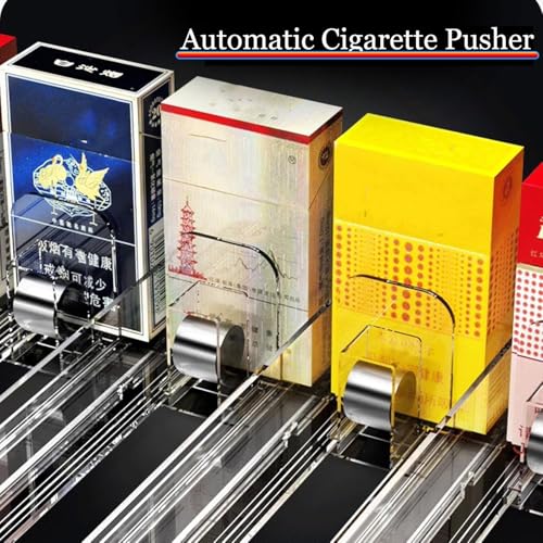 Présentoir mural pour magasin, supermarché, supérette, distributeur automatique de cigarettes, gain de place, meuble de rangement assemblé, présentoir à cigarettes avec poussoir automatique,