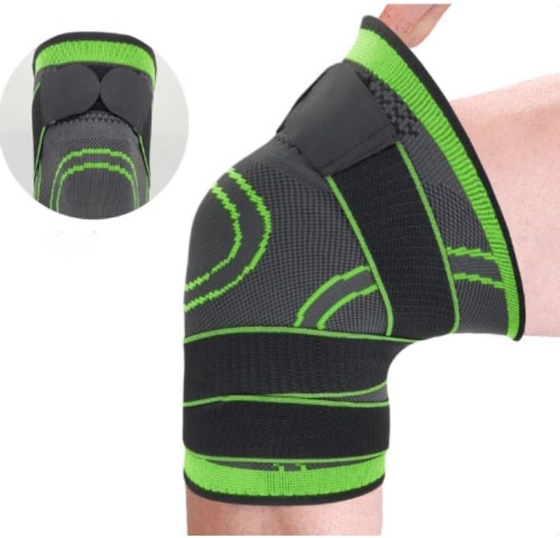 Exercise, Protection Sports Knee Pads Knitted Nylon Warm Support Fitness Running Basketball Knee Pads for Fitness, Cycling, Running, Playing Football