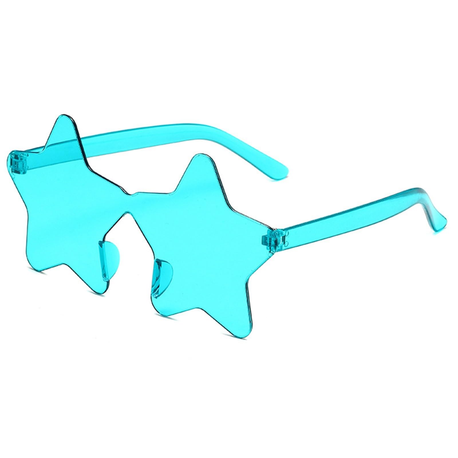 20pcs Star Shaped Rimless Sunglasses Disco Party Glasses Women Bachelorette Favors Photo Prop Outdoor For Night Out Party