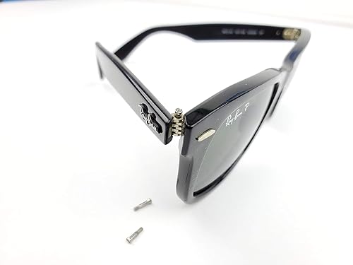 Miniatura 2 de Kit de reparación de lentes de sol compatible con Ray Wayfarer RB 2140  Tornillos de repuesto para lentes de sol (1 par)
