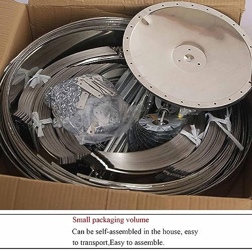 Comignolo in Acciaio Inox con girante Antivento per Una Ventilazione efficiente, Soluzione per tetti Resistente alle intemperie per Case e spazi Esterni.