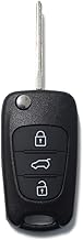LAGE 3 Button Remote Key Shell Replacement for KIA Cee'd, K2, K5, Lotze, Magentis, Optima, Picanto, Rio, Sportage, Venga and HYUNDAI i20, i30, ix20, ix35, Verna