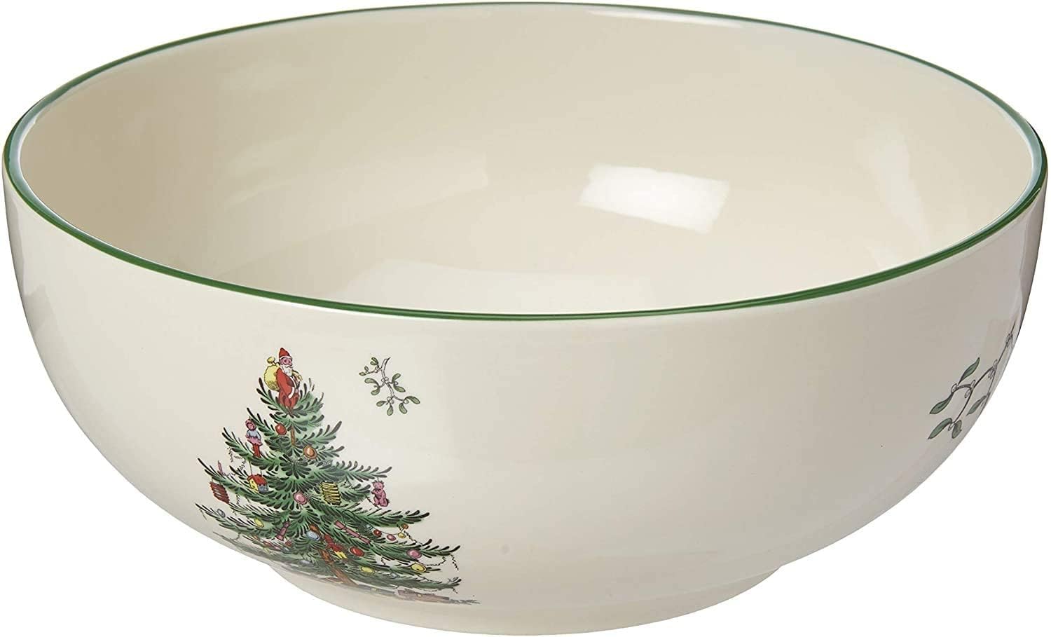 Spode Christmas Tree Collection Individual Fruit Salad Bowl 5.5-inch, Dishwasher, Microwave, Warm Oven, and Freezer Safe, For Cereal, Breakfast, Dessert