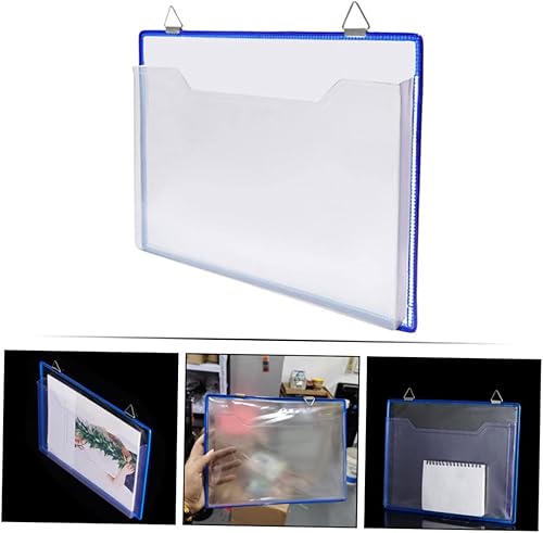 Miniatura 3 de BESTOYARD Bolsa de almacenamiento de archivos, carpeta de archivos de oficina, conveniente bolsa de archivo, soporte para archivos colgantes,