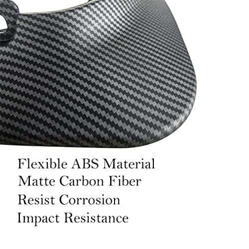 Image of Mud Flaps for Tesla Model 3 2016-2023 Splash Guards ABS Matte Carbon Fiber Front Rear Fender Protection Mudflaps No Need to Drill Holes (Set of 4,ABS Matte Carbon Fiber)