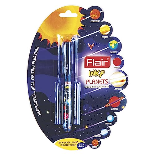 Flair Inky Series Robot-Füllfederhalter – Inkl. 2 Tintenpatronen, Lustiger Stift Für Kinder & Schüler