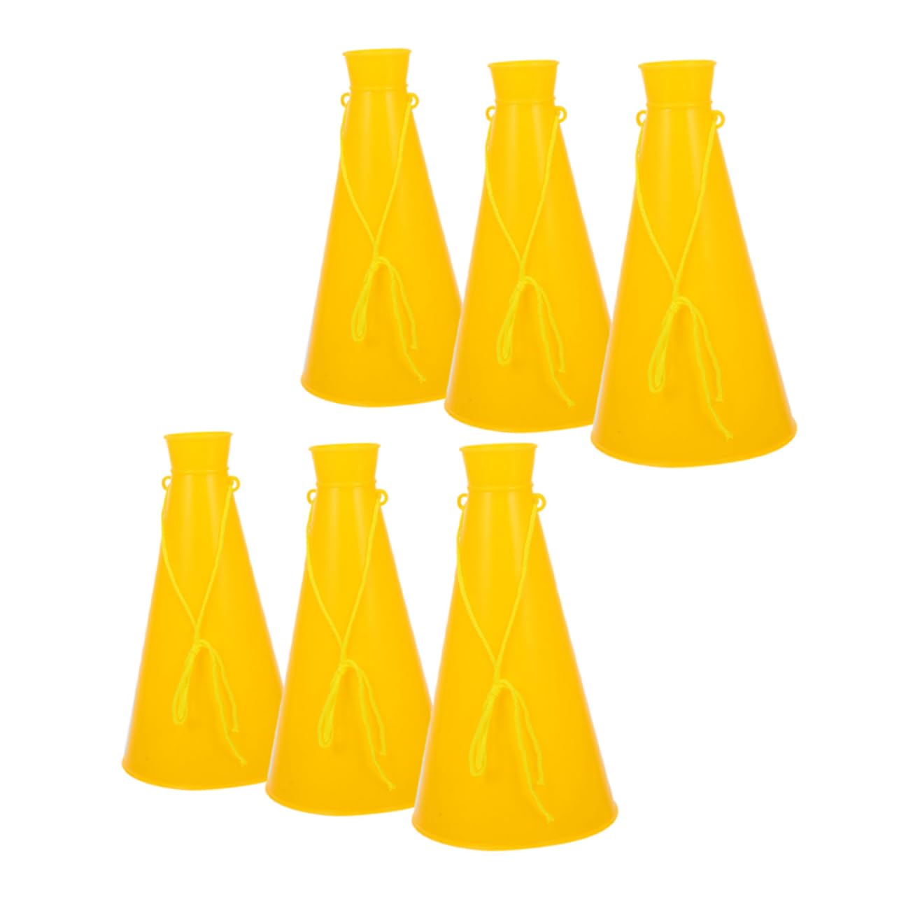 OSOLADY 6Pcs Cheer Megaphone Party Horn Noisemaker for Events Concerts and Outdoor Activities Durable Material for Cheerful Atmosphere