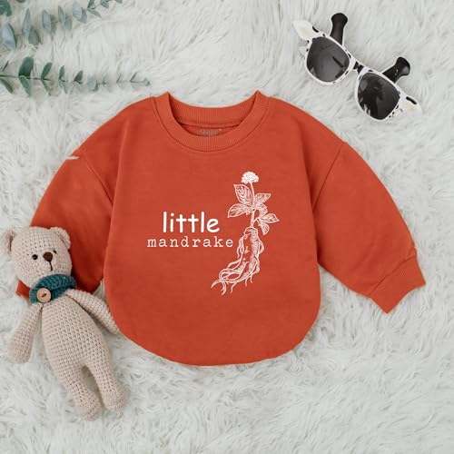 Halloween Little Mandrake Outfit - Thanksgiving Bubble Romper Long Sleeve Gift One-piece Newborn Toddler2