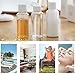 Woaiwo-q Travel Bottles TSA Approved，2 oz Plastic Bottles Small Squeeze Bottles Leak Proof Silicone Travel Size Containers with Flip Cap (30 Bottles)
