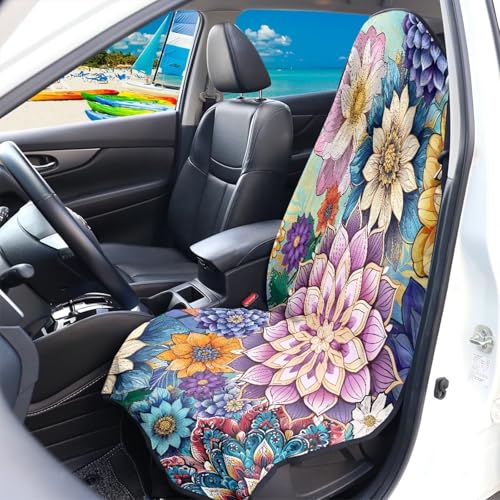 Image of Capybara Car Seat Towel Cover Fashion Auto Interior Waterproof Soft Auto Seat Covers Anti-Slip Vehicle Seat Protector Universal Size Fit for Most Cars SUVs Trucks Vans