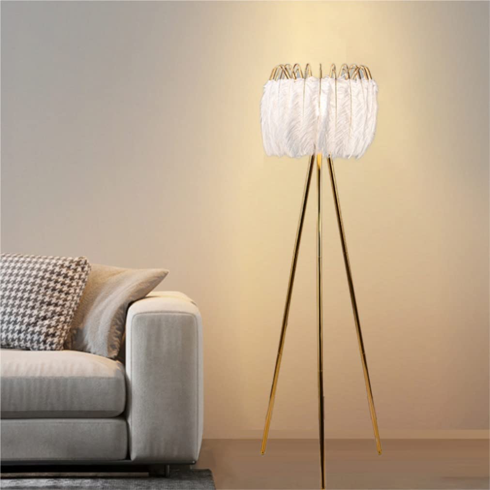 Lampa Stojąca Podłogowa Lampą do Czytania Nowoczesna Lampa Podłogowa Nordic Białe Pióro Led Lampa Stojąca Salon Stojąca Lampa Sypialnia Nocne Lampy Podłogowe Lampa Podłogowa