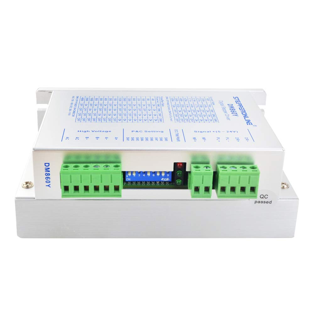 STEPPERONLINE Pilote pas à pas numérique série Y 2.4-7.2A AC18V-80V/DC 36V-110V pour moteur Nema 34