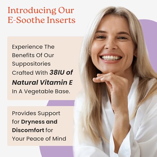 image for NewLife Naturals Vitamin E Suppositories 38IU - Vaginal Dryness Irrita