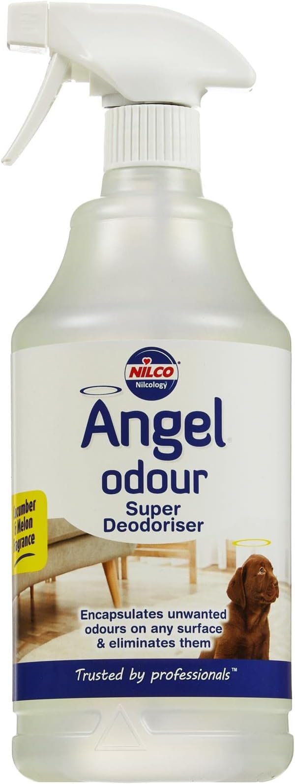Angel Stain Carpet & Fabric Tough Stain Remover 1L Bleach Free Colour Safe Removes Oil, Tar, Marker Pen, Blood, Dirt, Biro, Curry Sauce, Beetroot, Chocolate and More |NIL066