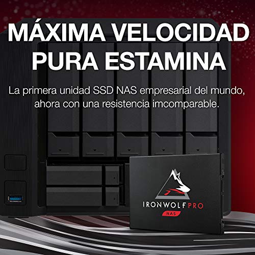 Image of Seagate IronWolf Pro 125 SSD 960GB NAS Internal Solid State Drive - 2.5 Inch SATA 6Gb /s speeds up to 545MB /s (ZA960NX1A001)