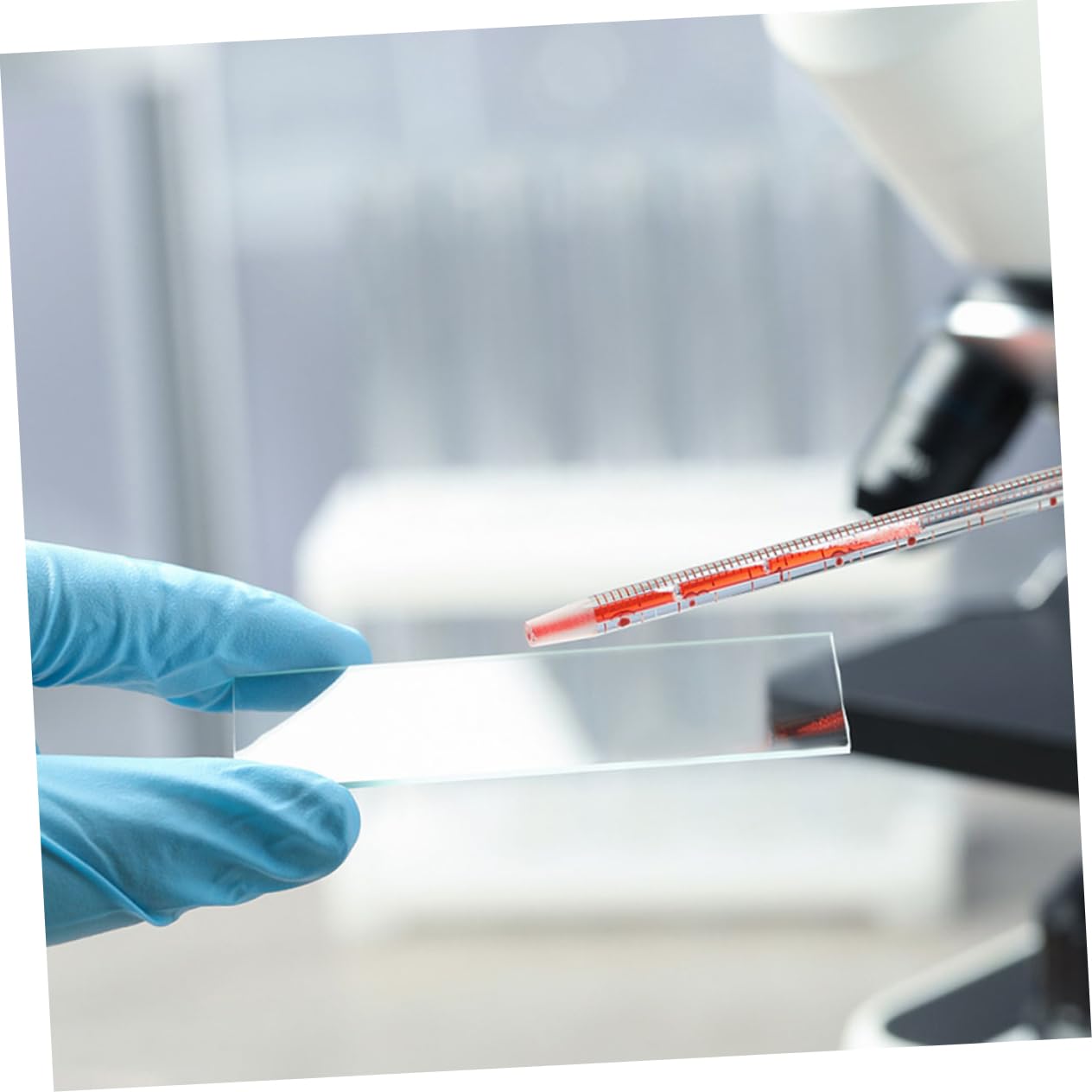 KICHOUSE 50pcs Laboratory Supplies Microscope Slides for Cell Sample Glass Laboratory Microscope Slides Glass Slides for Microscope