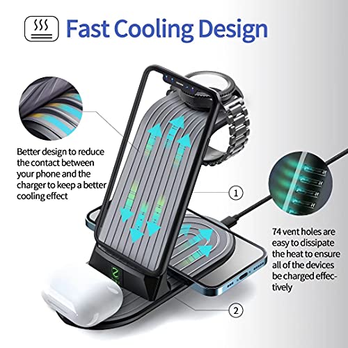 Fast Charging Stand 3 in 1 for Multiple Devices - Image 6